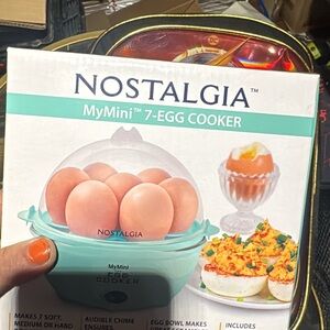 Nostalgia MyMini Egg Cooker in Light Blue